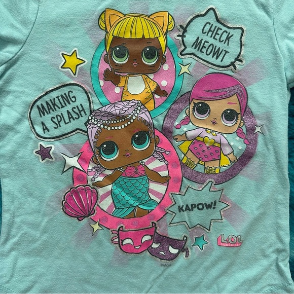 L.O.L. Surprise! Girls Graphic Tees Size XS (4-5) - Picture 7 of 14